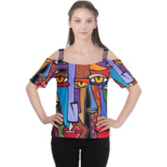 Cutout Shoulder T-Shirt 