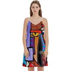 Mini Camis Dress With Pockets 