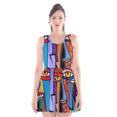 Scoop Neck Skater Dress 