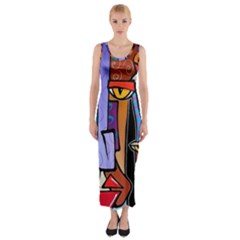 Fitted Maxi Dress 