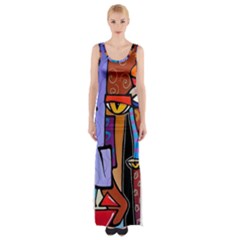 Thigh Split Maxi Dress 
