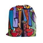 Art Painting Pop Design Stars Drawstring Pouch (XXL)