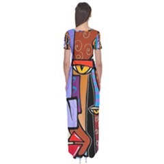 Short Sleeve Maxi Dress 