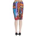 Midi Wrap Pencil Skirt 