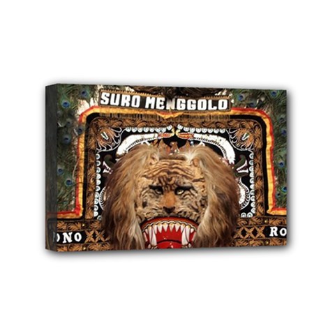 Barongan Reok Mini Canvas 6  x 4  (Stretched) from ArtsNow.com