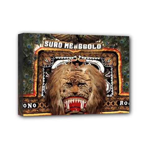 Barongan Reok Mini Canvas 7  x 5  (Stretched) from ArtsNow.com