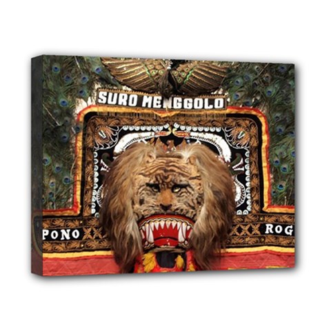 Barongan Reok Canvas 10  x 8  (Stretched) from ArtsNow.com