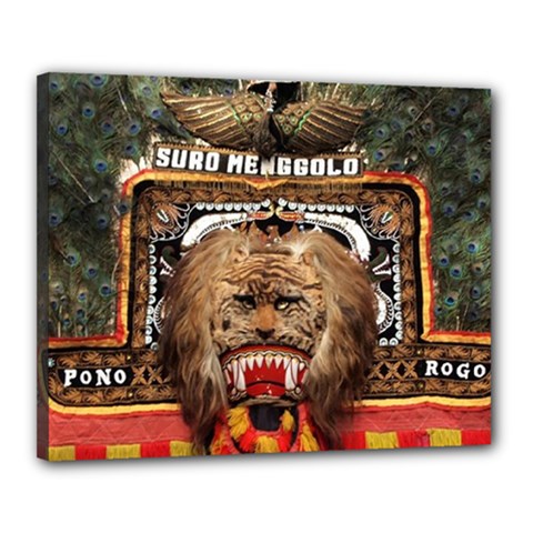 Barongan Reok Canvas 20  x 16  (Stretched) from ArtsNow.com