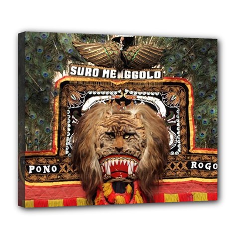 Barongan Reok Deluxe Canvas 24  x 20  (Stretched) from ArtsNow.com