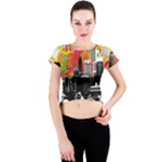 City Town Crew Neck Crop Top