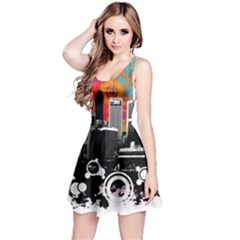 Reversible Sleeveless Dress Front Reversible Sleeveless Dress Front