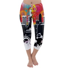 Capri Winter Leggings Front Capri Winter Leggings Front