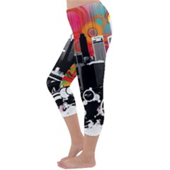 Capri Winter Leggings Back Capri Winter Leggings Back
