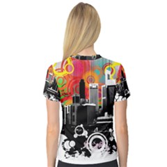 V-Neck Sport Mesh T-Shirt 