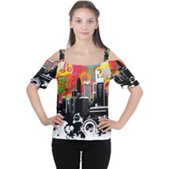 Cutout Shoulder T-Shirt 