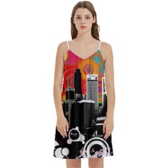 Mini Camis Dress With Pockets 
