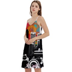 Mini Camis Dress With Pockets 