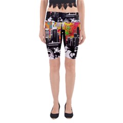 City Town Yoga Cropped Leggings from ArtsNow.com