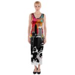 City Town Fitted Maxi Dress