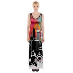 Thigh Split Maxi Dress 