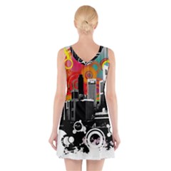 V-Neck Sleeveless Dress 