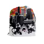 City Town Drawstring Pouch (XL)