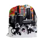 City Town Drawstring Pouch (XXL)