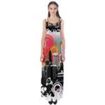 City Town Empire Waist Maxi Dress