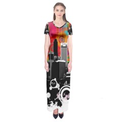 Short Sleeve Maxi Dress 