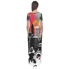 Short Sleeve Maxi Dress 