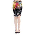 City Town Midi Wrap Pencil Skirt