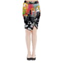Midi Wrap Pencil Skirt 