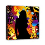 Clap Girl Mini Canvas 6  x 6  (Stretched)