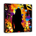 Clap Girl Mini Canvas 8  x 8  (Stretched)