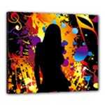 Clap Girl Canvas 24  x 20  (Stretched)