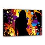 Clap Girl Canvas 18  x 12  (Stretched)
