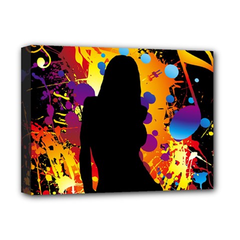 Clap Girl Deluxe Canvas 16  x 12  (Stretched)  from ArtsNow.com