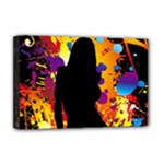 Clap Girl Deluxe Canvas 18  x 12  (Stretched)