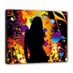 Clap Girl Deluxe Canvas 24  x 20  (Stretched)