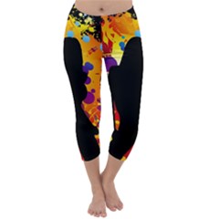 Capri Winter Leggings Front Capri Winter Leggings Front