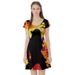 Clap Girl Short Sleeve Skater Dress
