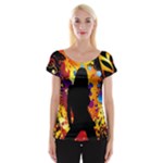 Clap Girl Women s Cap Sleeve Top