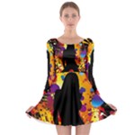 Clap Girl Long Sleeve Skater Dress
