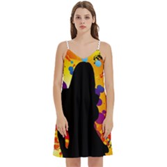 Mini Camis Dress With Pockets 