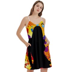 Mini Camis Dress With Pockets 
