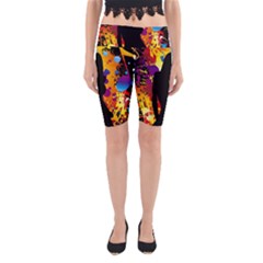 Clap Girl Yoga Cropped Leggings from ArtsNow.com