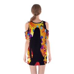 Shoulder Cutout One Piece Dress 