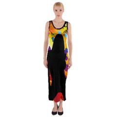 Fitted Maxi Dress 