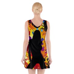 V-Neck Sleeveless Dress 