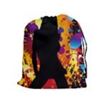 Clap Girl Drawstring Pouch (XL)